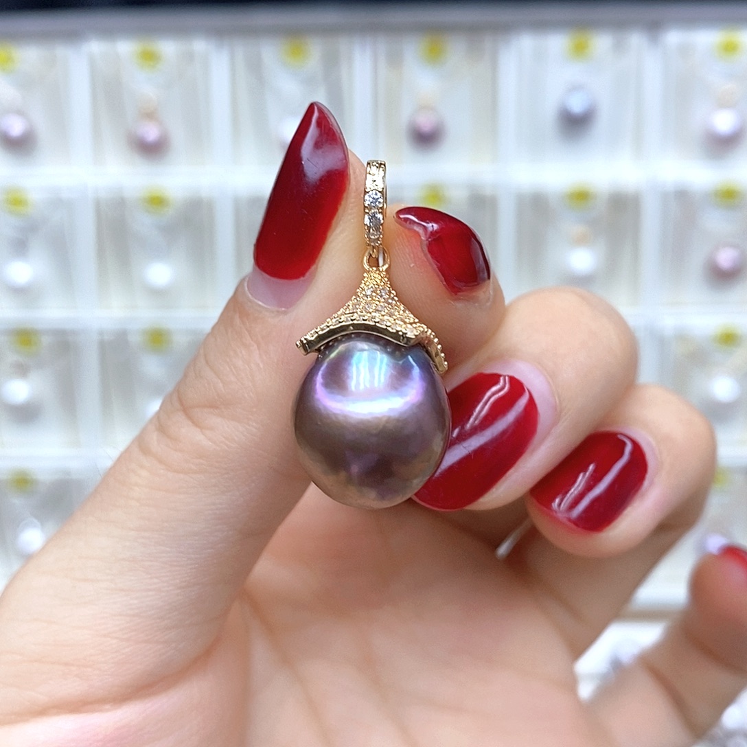 淡水珍珠合金颈饰