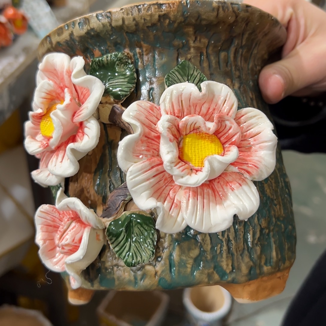 满20米秒退拉黑花盆