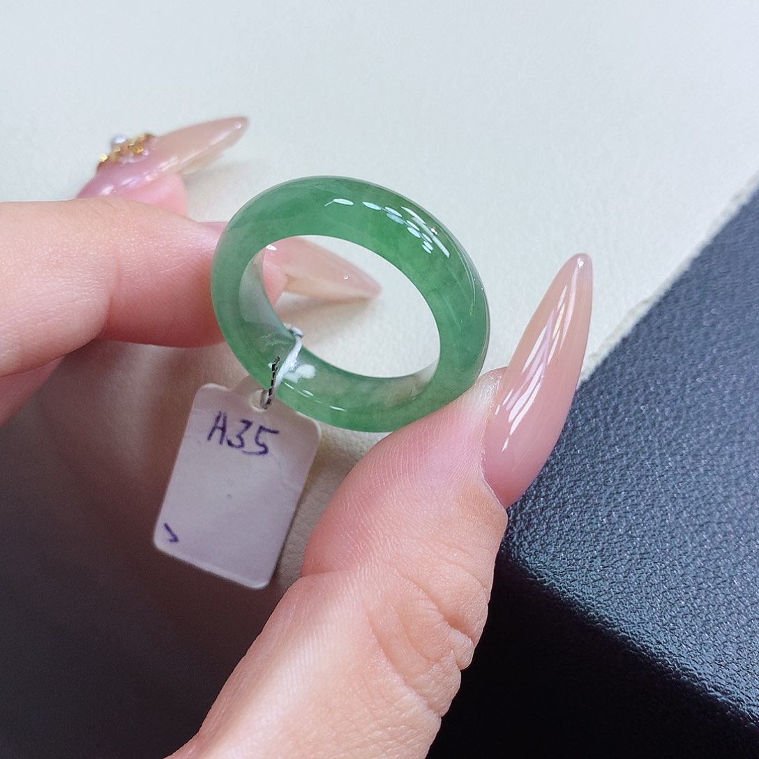 未镶嵌戒指翡翠18号