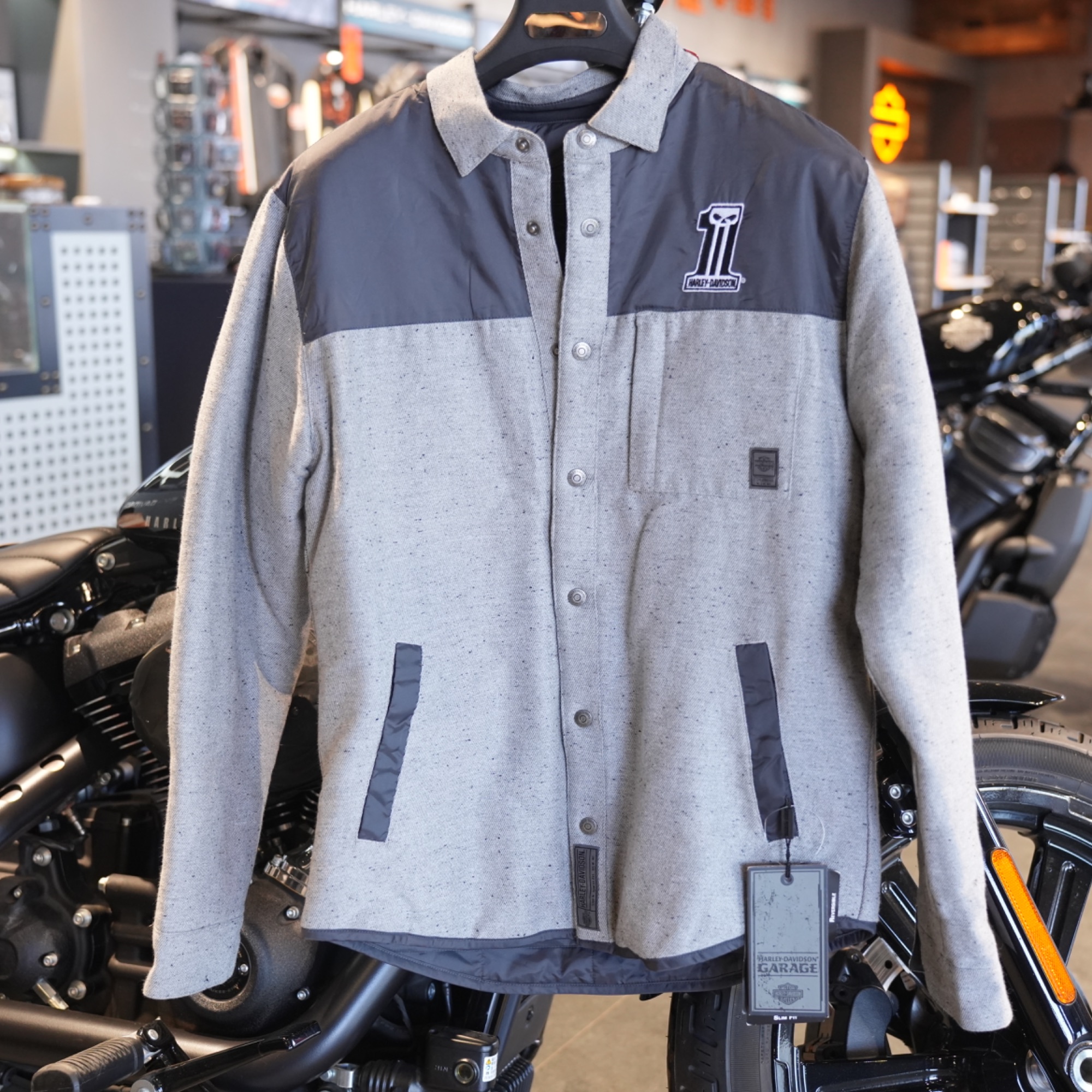 哈雷戴维森男士双面外套96108-20VM