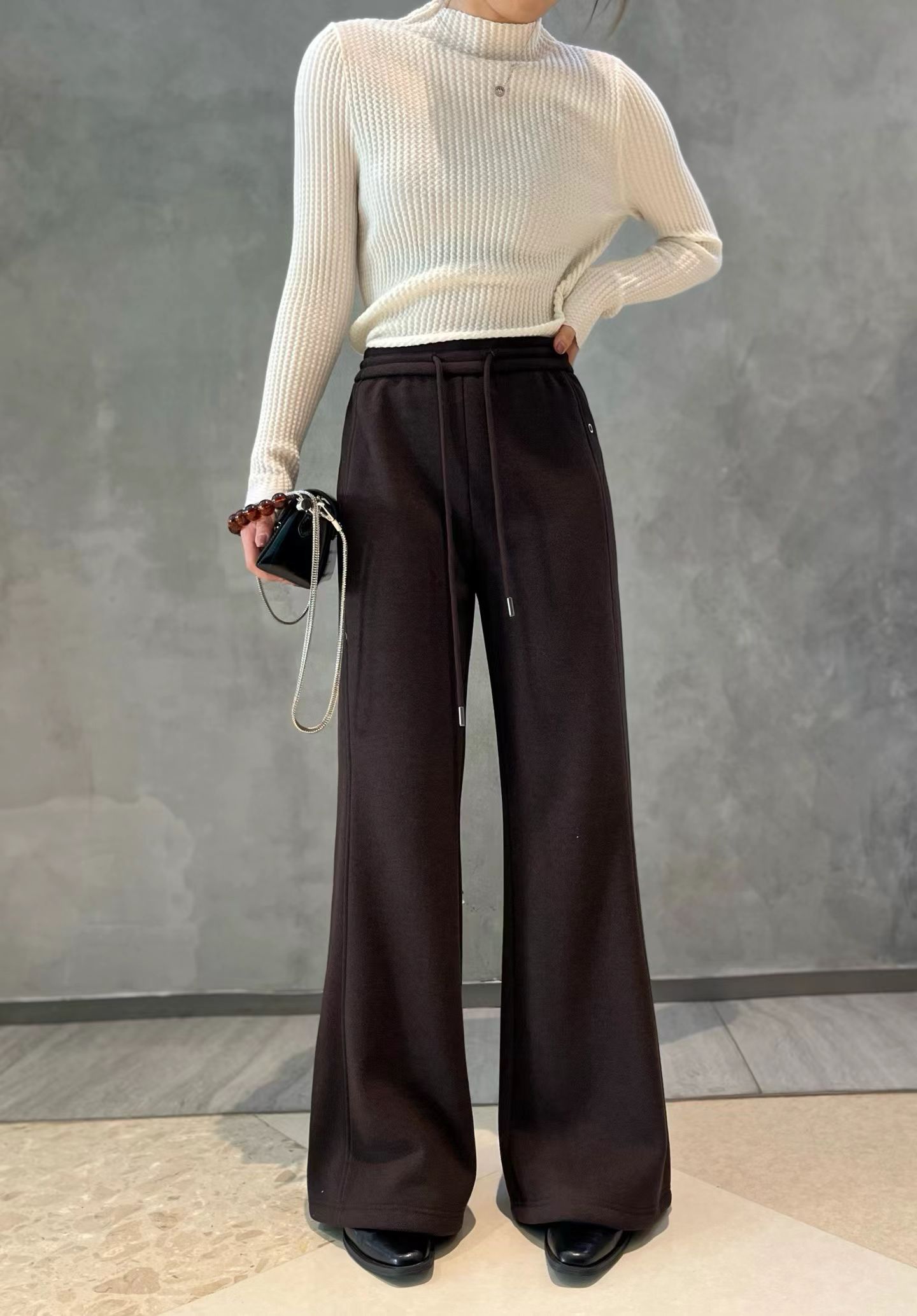 南油原单 大厂工艺 品牌原版 修身显瘦 直筒长裤