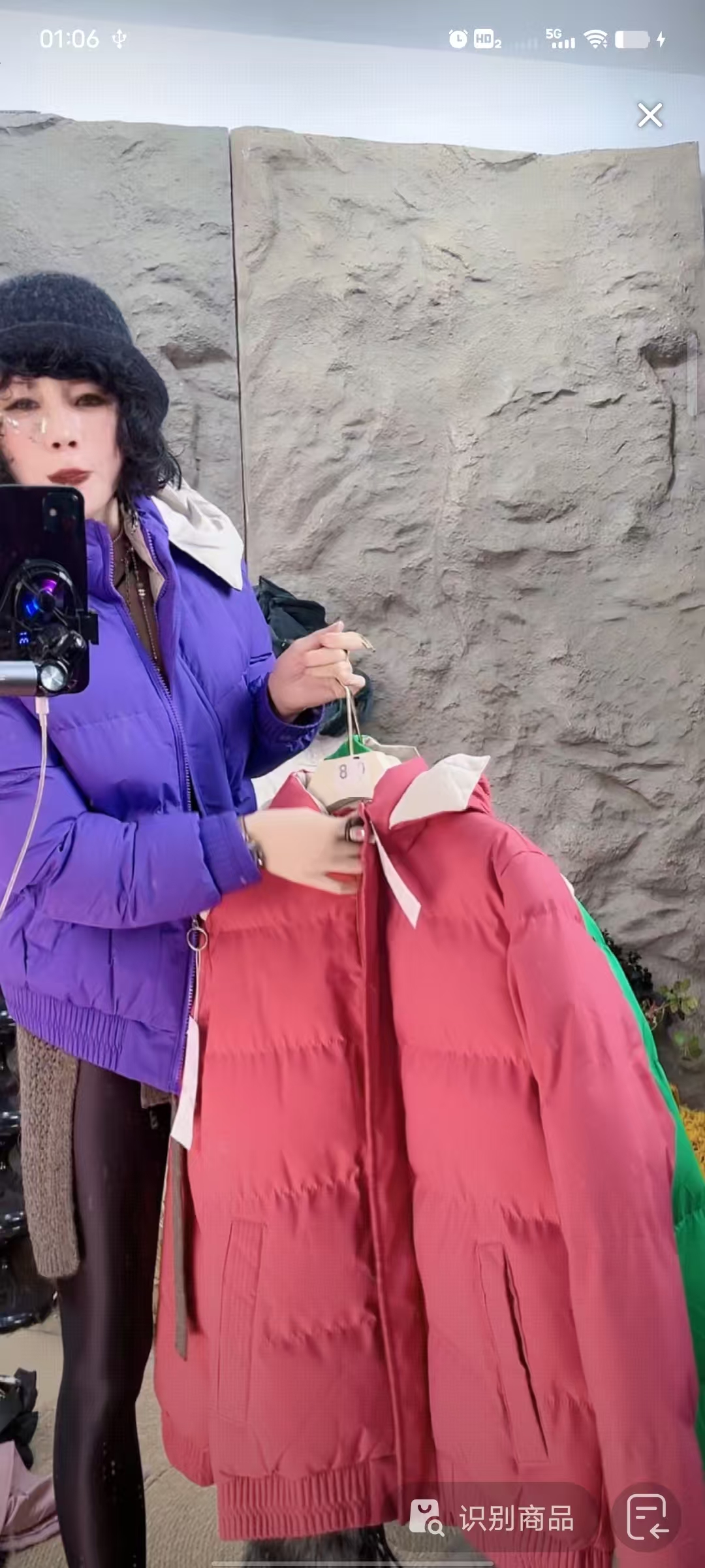 52-常规厚款亲子加厚百搭棉服棉衣保暖秋冬印花长袖女