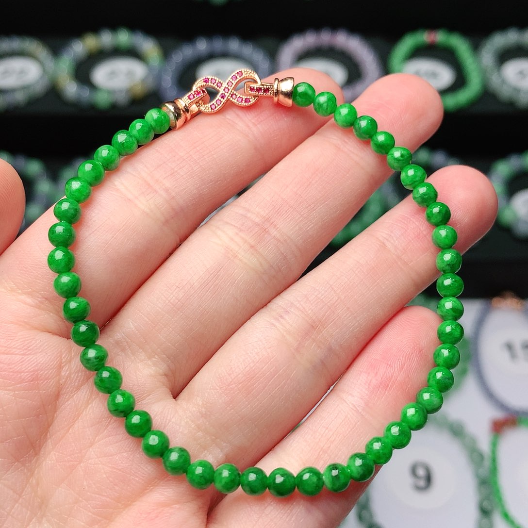 翡翠手链未镶嵌翡翠