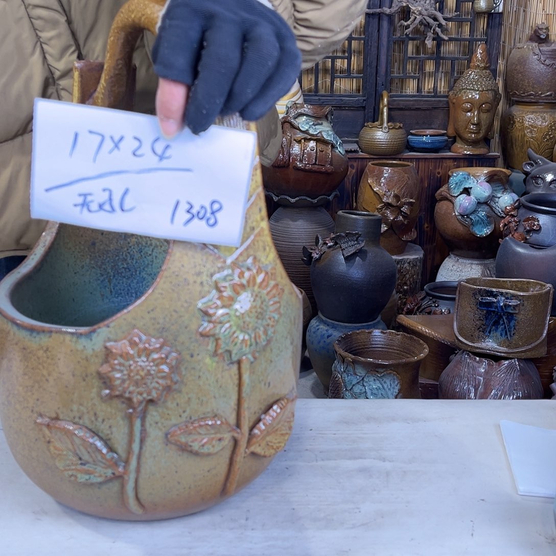 紫砂花盆美美美美