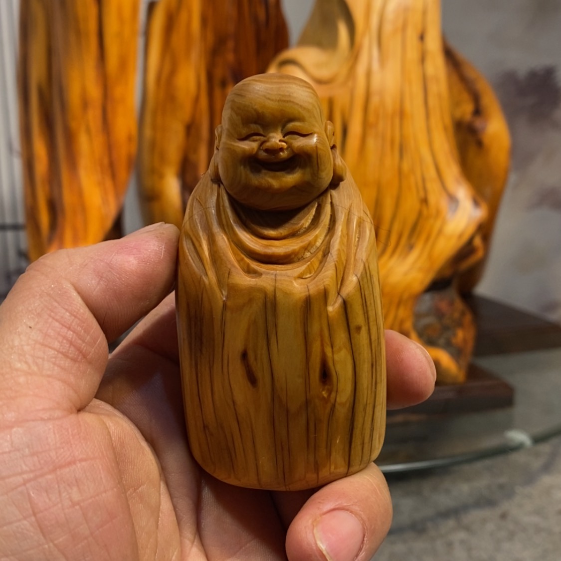 【闪购商品】柏木（崖柏）根雕木雕工艺品摆件家居满十送一手把件