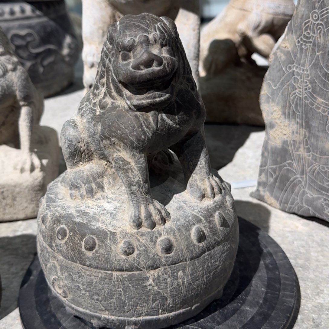 用***8石材青石石狮1111