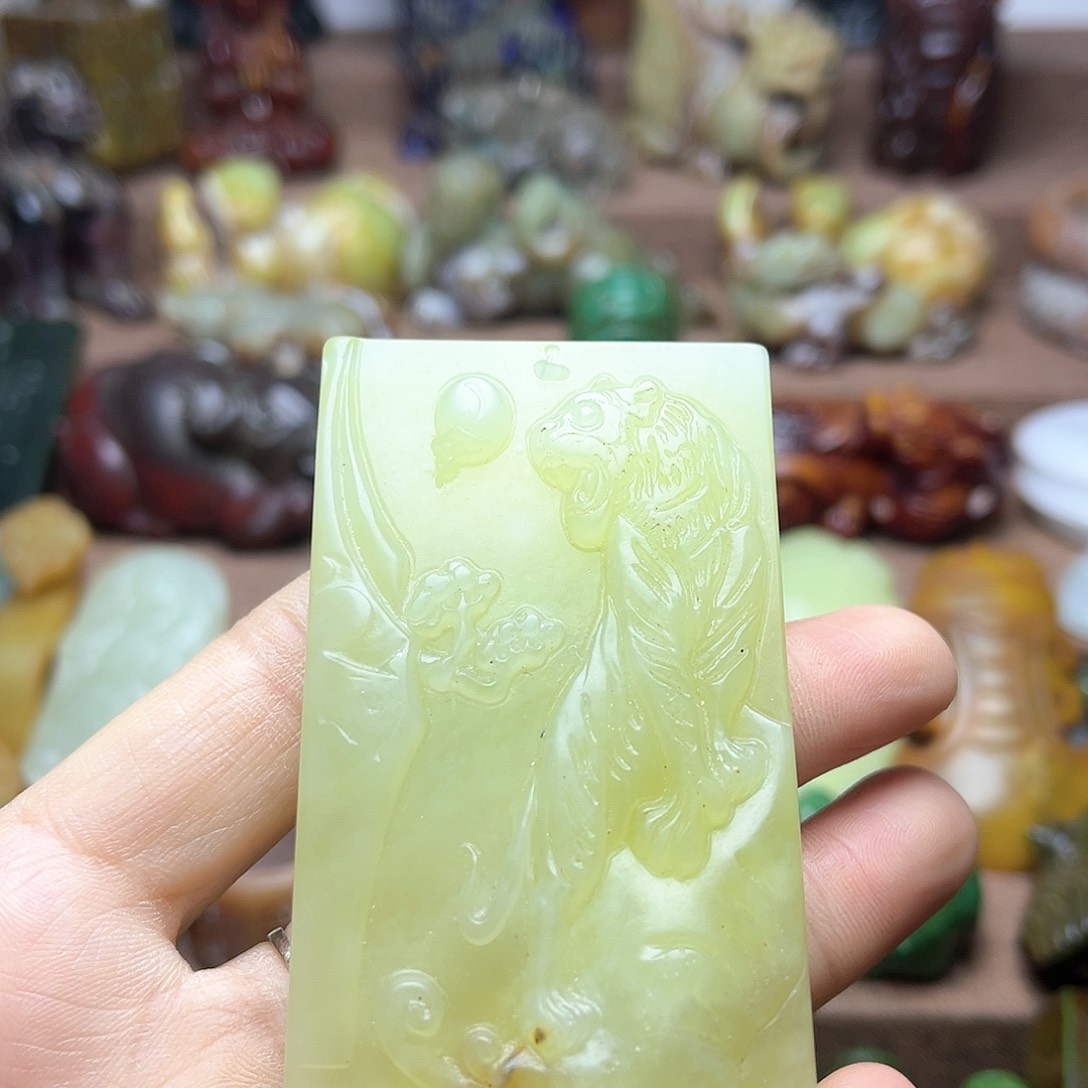 白玉菩提吊坠41。。