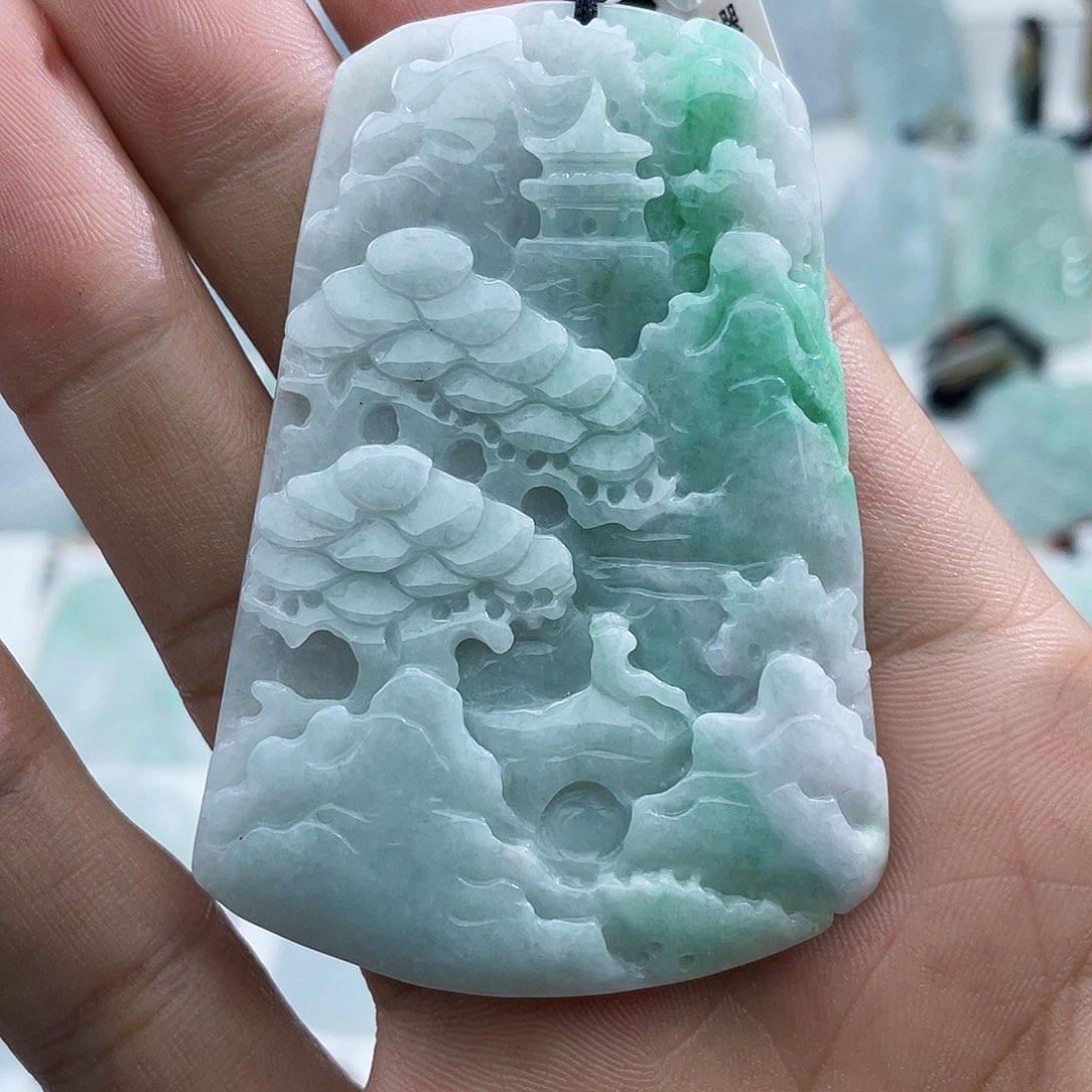 颈饰未镶嵌翡翠翡翠