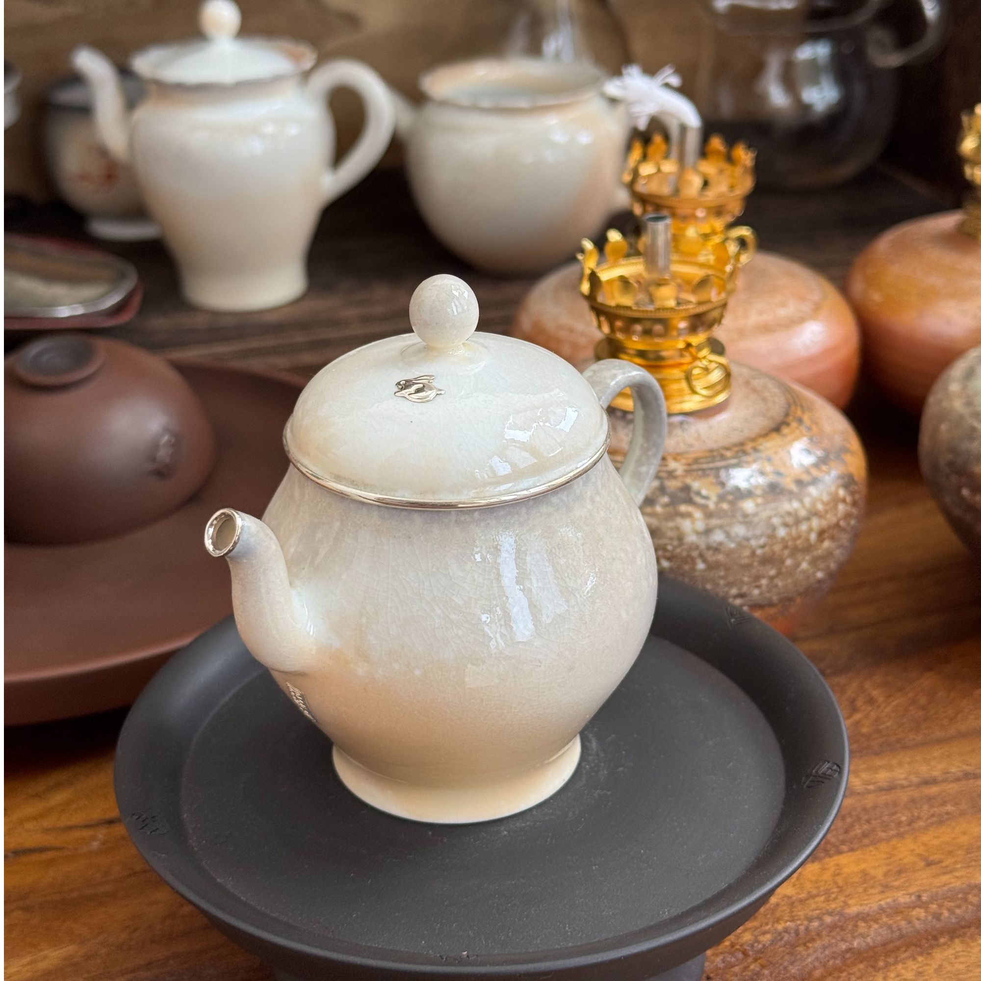  【爱茶酱专属】景德镇柴烧盖碗+杯子 直播间一物一拍