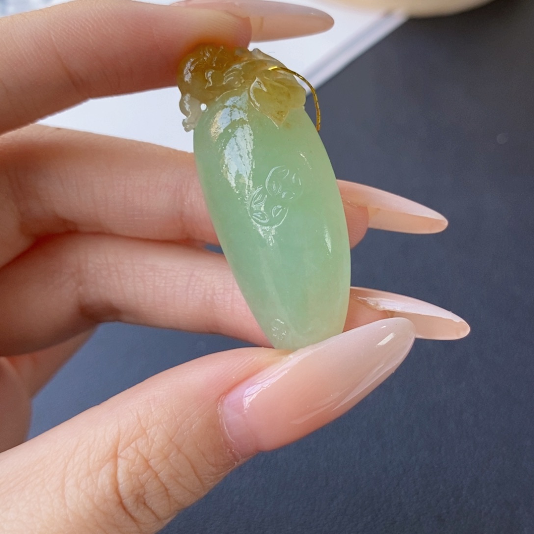 未镶嵌定制翡翠中****司挂件