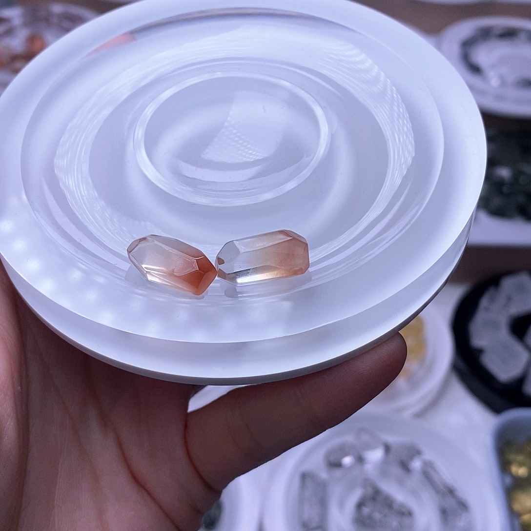 水晶天然水晶定制打孔不退不换未镶嵌*️****