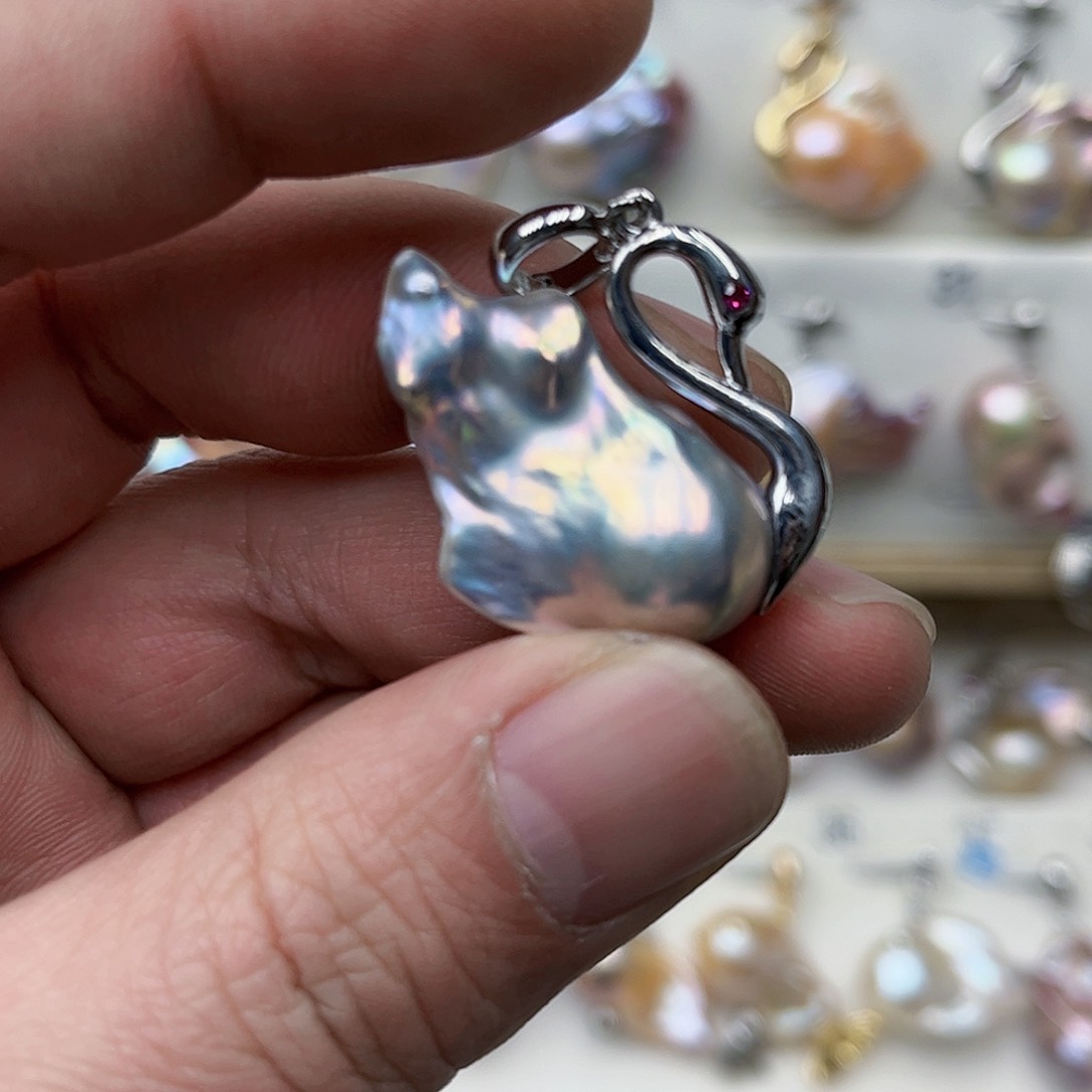 淡水珍珠吊坠(不含链)未镶嵌谁****?02