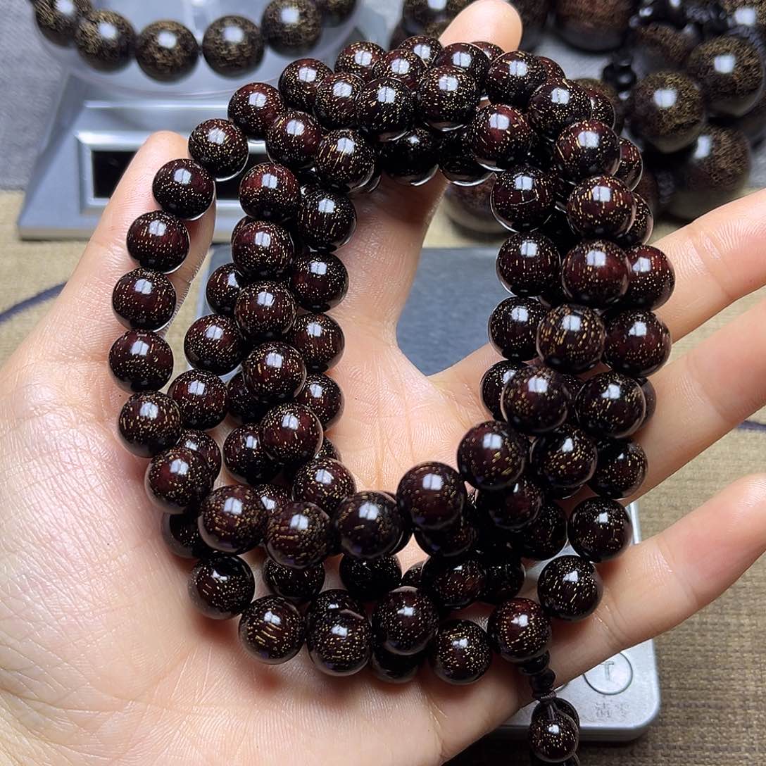 檀香紫檀（小叶紫檀）1.0 108 爆星