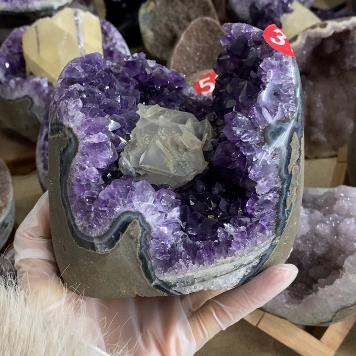 紫晶珠宝半成品未镶嵌30