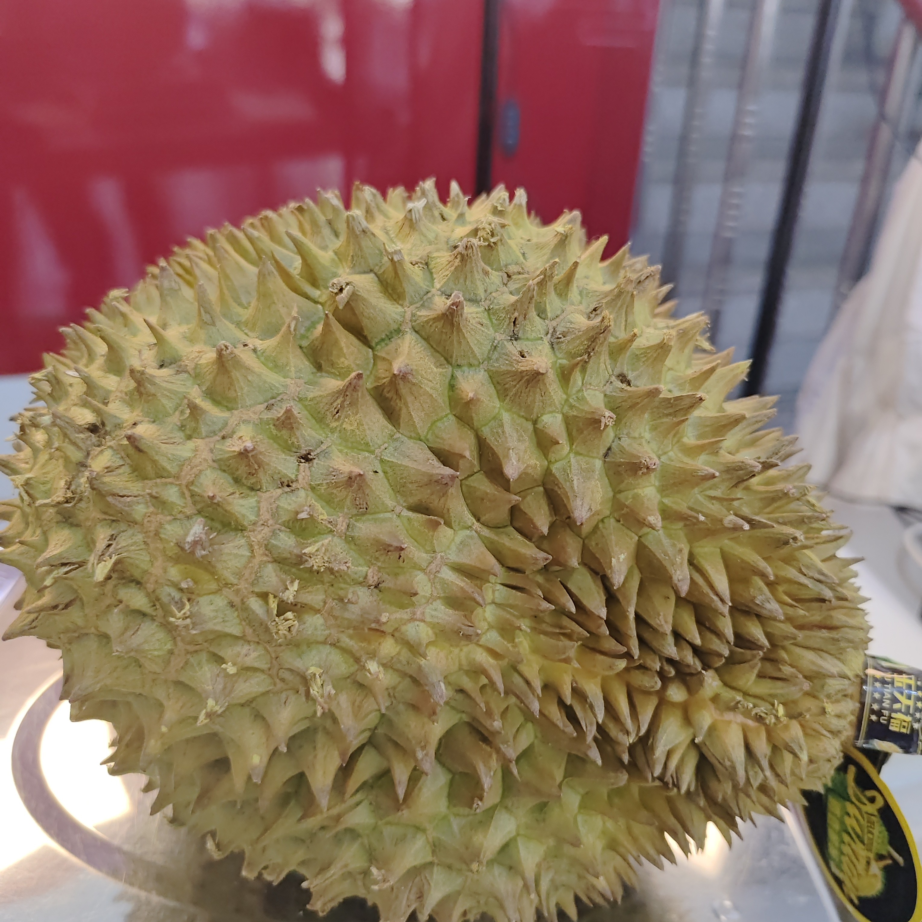 泰国金枕鲜榴莲，果核小，2-3斤，一果一车，干包软糯金枕泰国