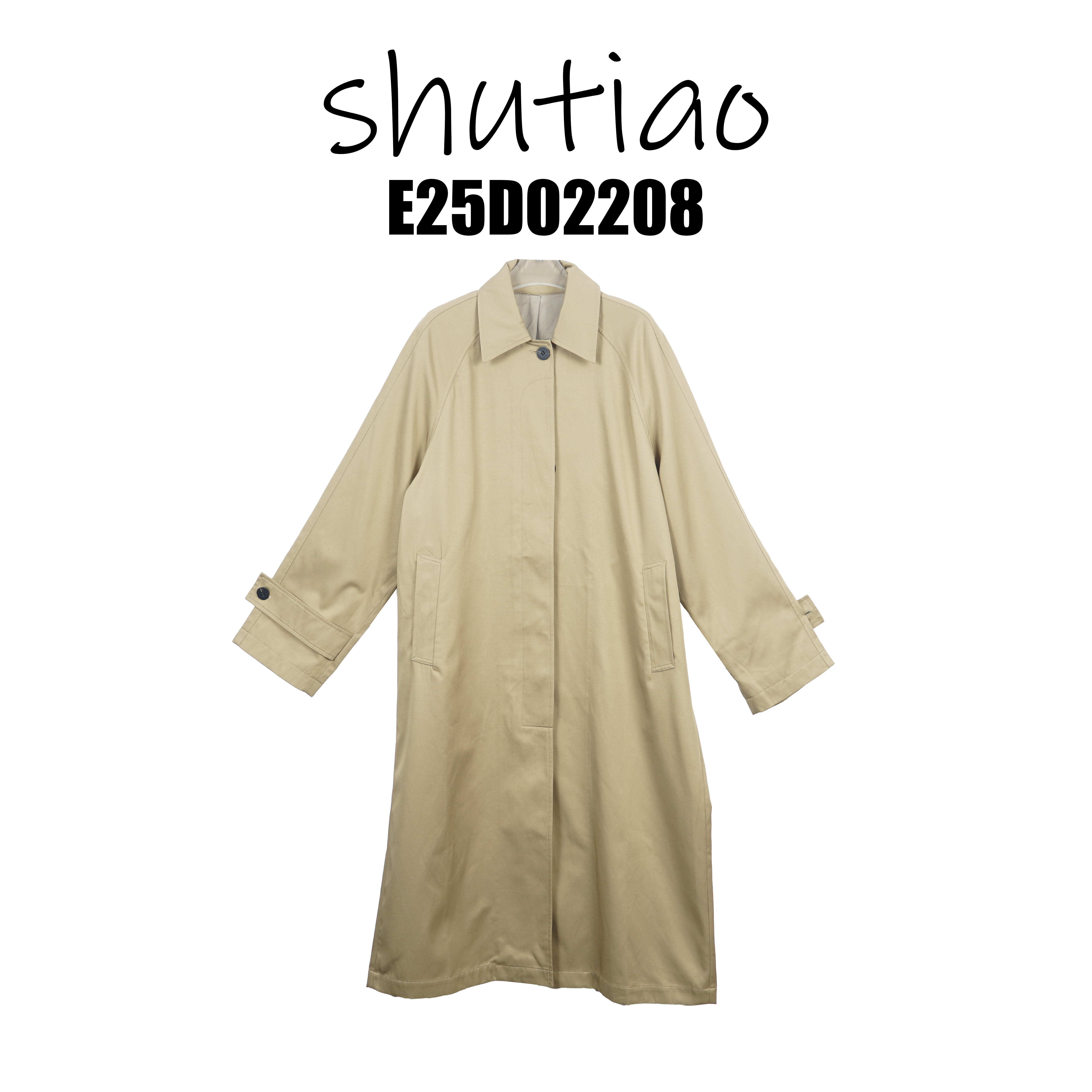 【SHUTIAO】2025冬季：新款小众设计款外套E25D02208