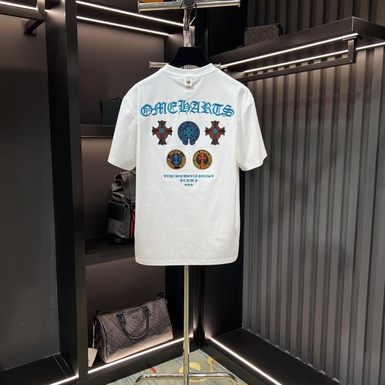 T【刚子专属】2025夏季新品高级感时尚百搭重工短袖（25029）