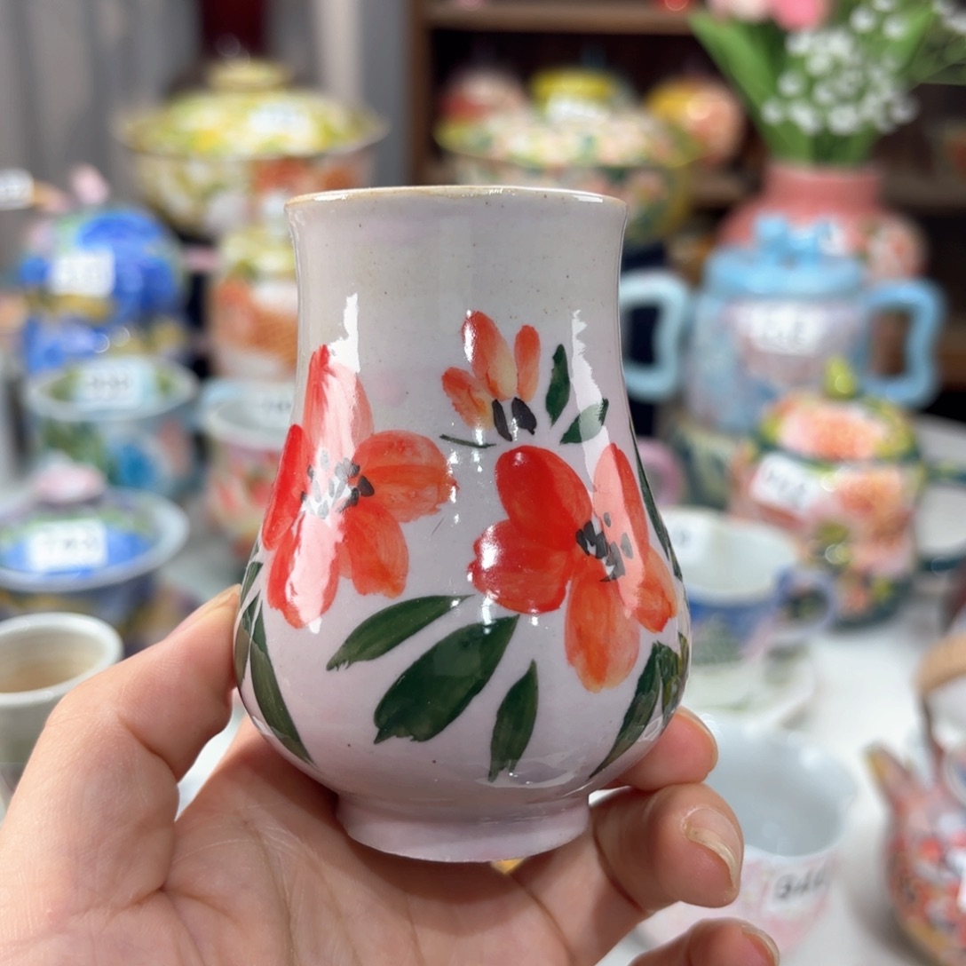 景德镇手绘高温釉下彩陶瓷茶具