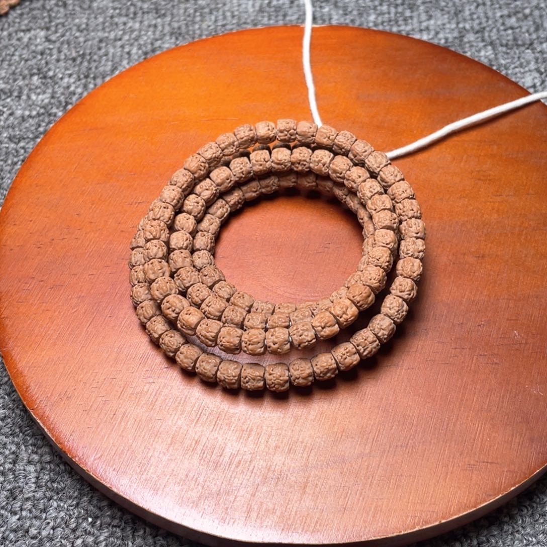 金刚菩提手串M**J定制龙切佛手尺寸7