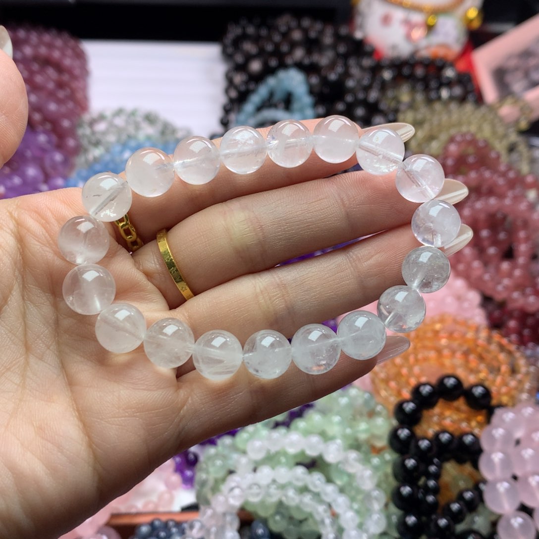 水晶手链未镶嵌白幽灵卡9.8-10m