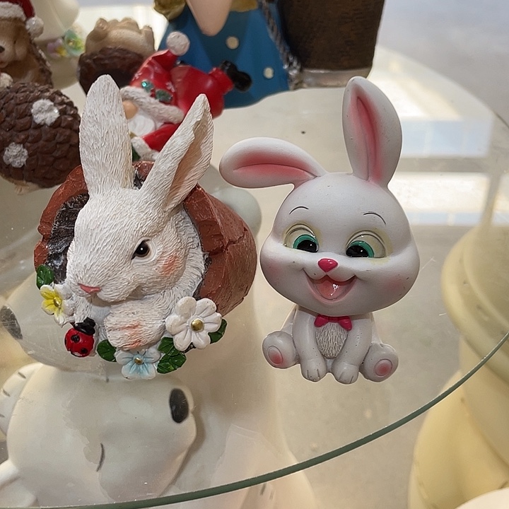 树脂样品样品样品花盆兔子