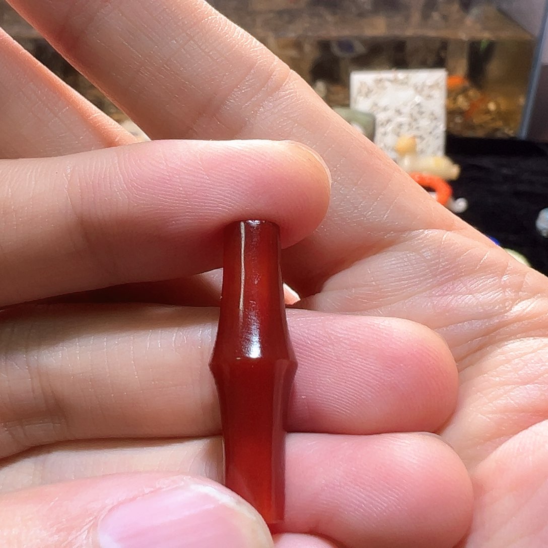 上***鸟玛瑙/玉髓    管珠未镶嵌