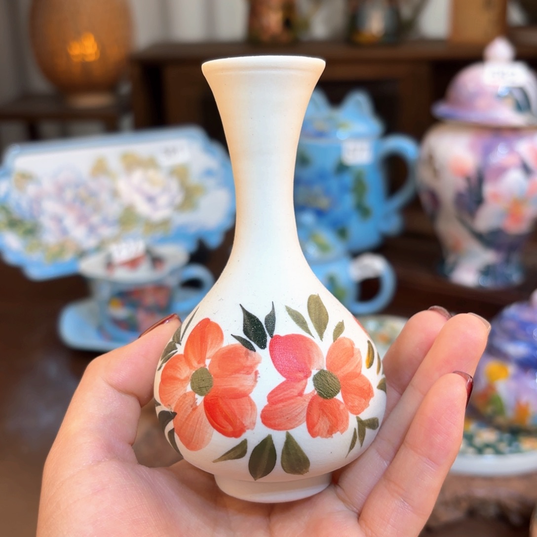 景德镇手绘高温釉下彩陶瓷茶具