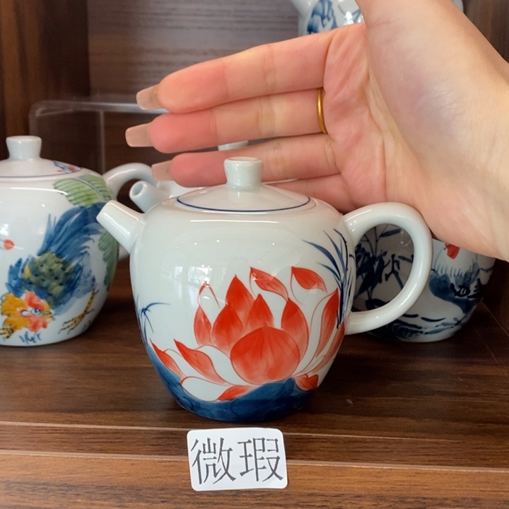 釉下老陶泥手工绘制