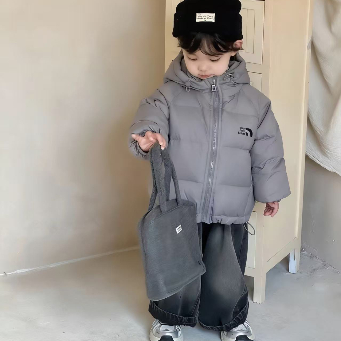 六个柚童装25新款童装羽绒服韩系男女同款