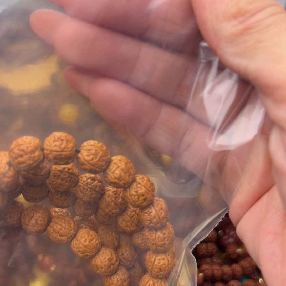 呼***呦原皮籽108颗手串老树王