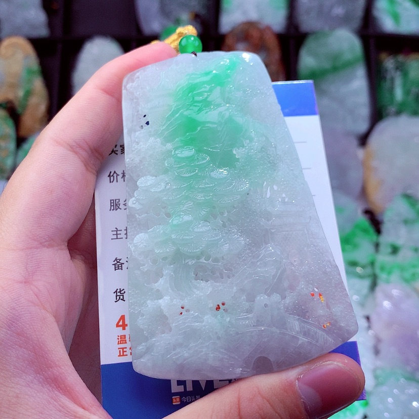 【闪购商品】翡翠颈饰未镶嵌挂件