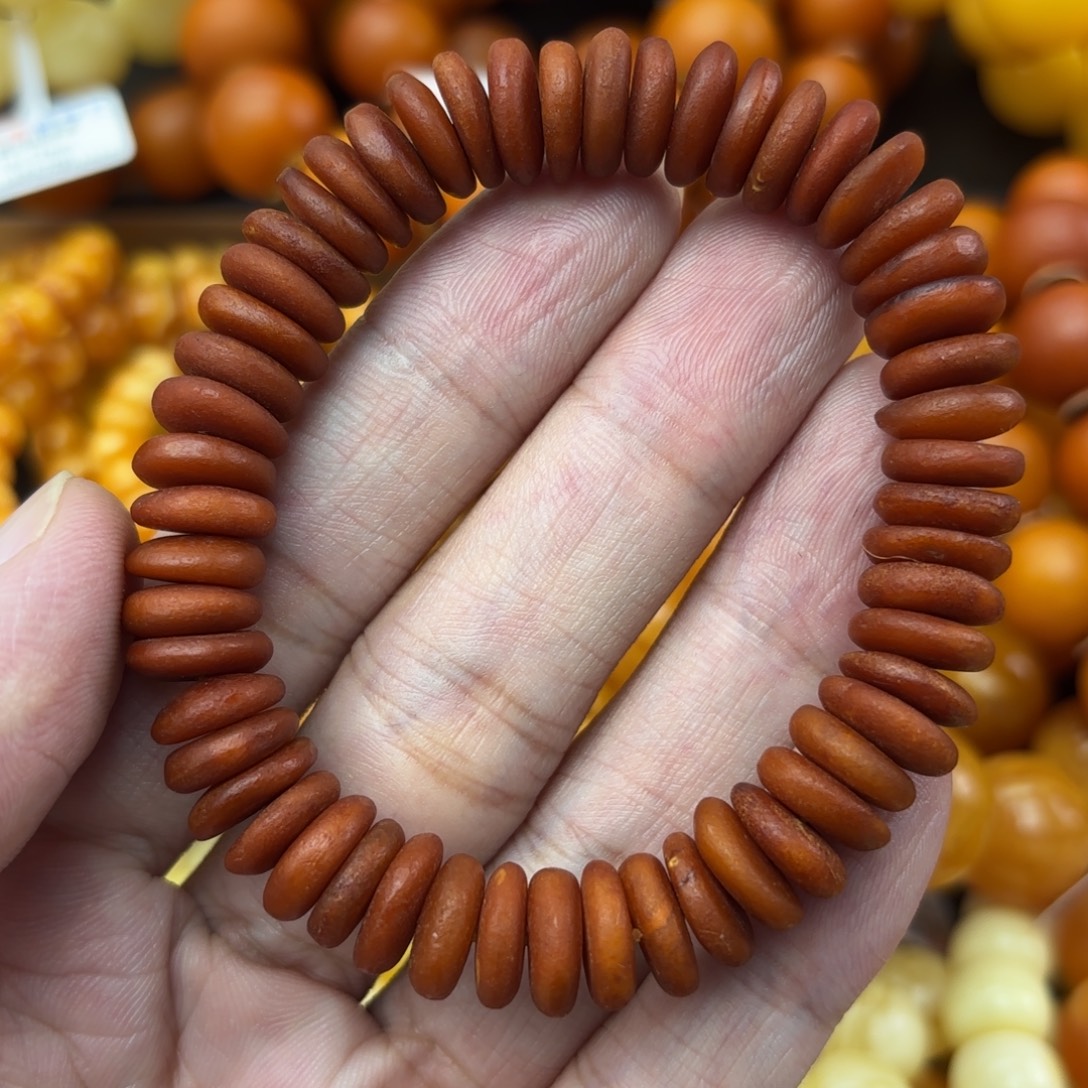 手链琥珀未镶嵌蜜蜡