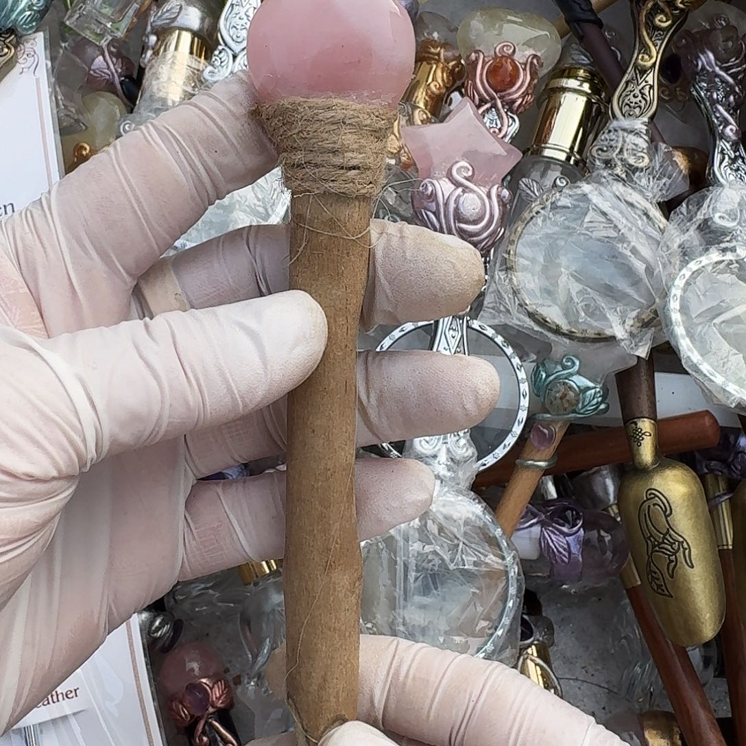 紫晶颈饰未镶嵌粉