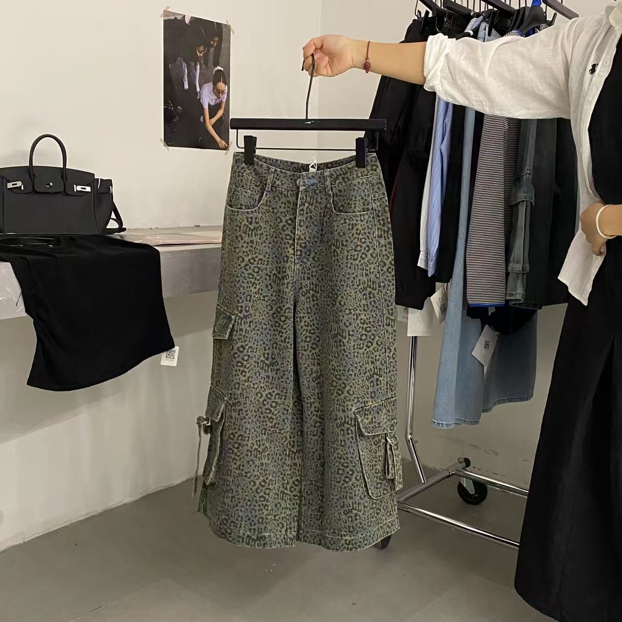 【ARONG阿荣家】裤子98005-蓝色-SM