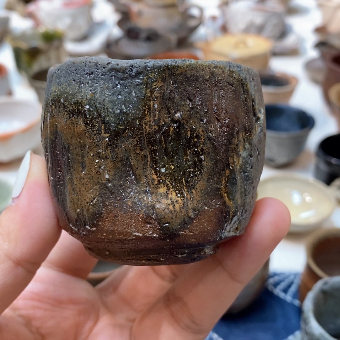 柴烧侘寂粗陶茶具
