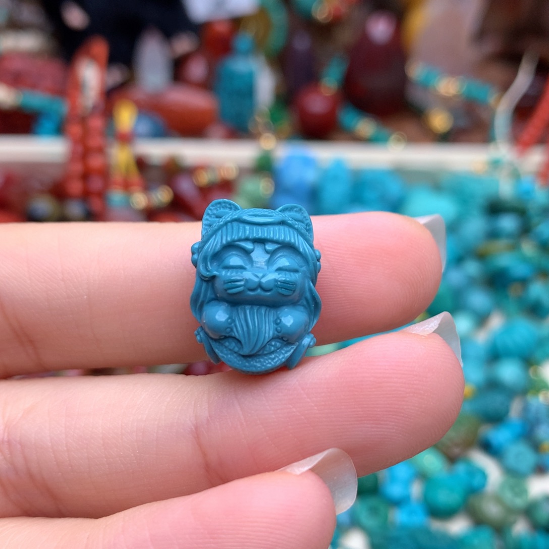 未镶嵌绿松石珠宝奇石