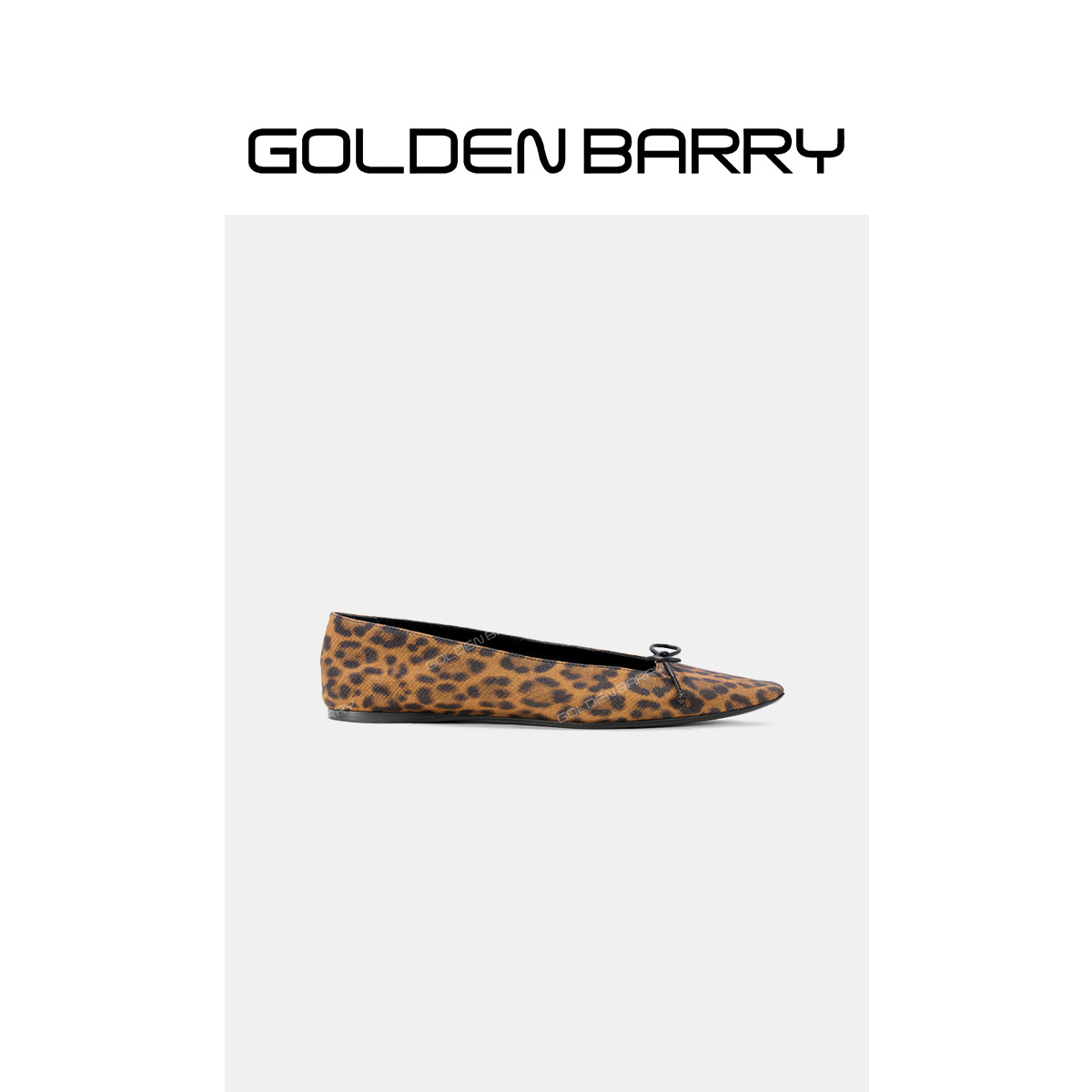 GOLDENBARRY豹纹小香风浅口单鞋GB060728003