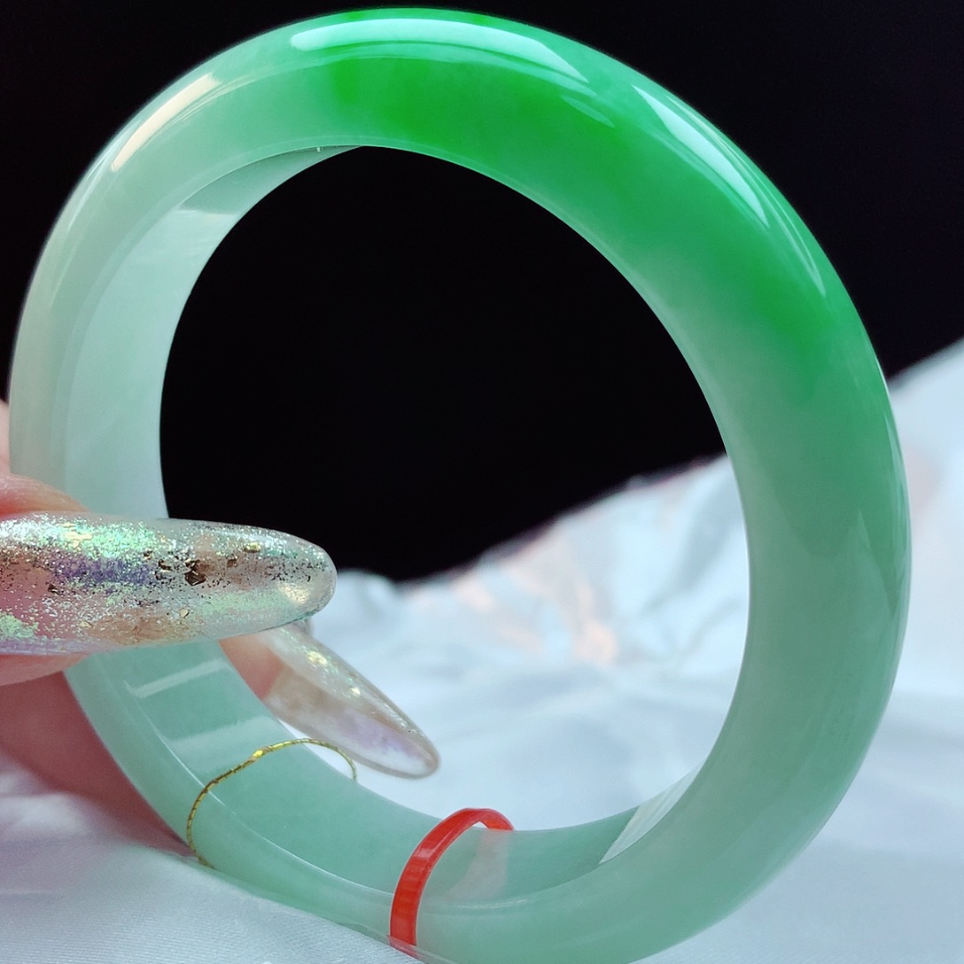 未镶嵌手镯翡翠见*-52圈4767