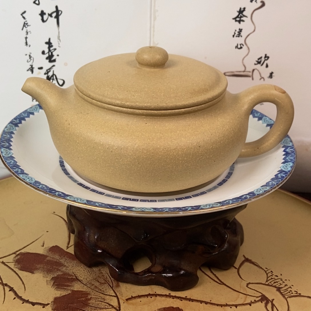 紫砂茶壶本绿全手240 容量宜兴紫砂壶