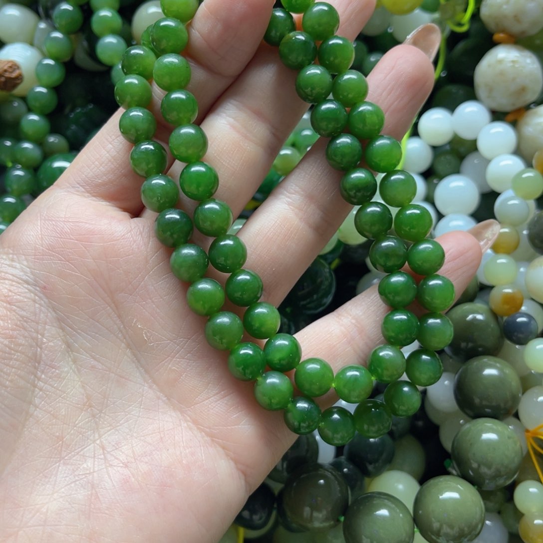 和田玉手串未镶嵌