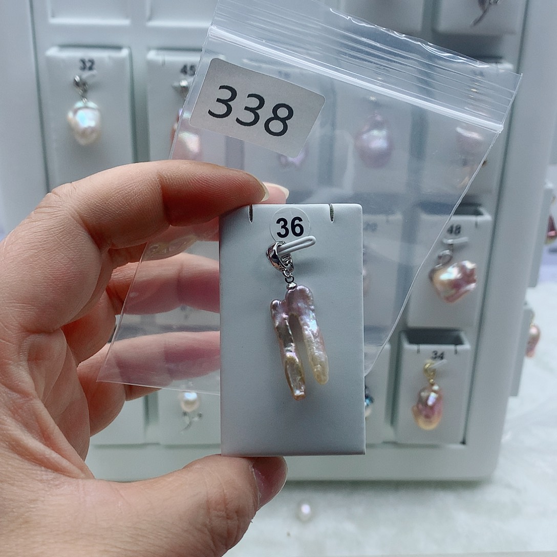 淡水珍珠吊坠(不含链)合金