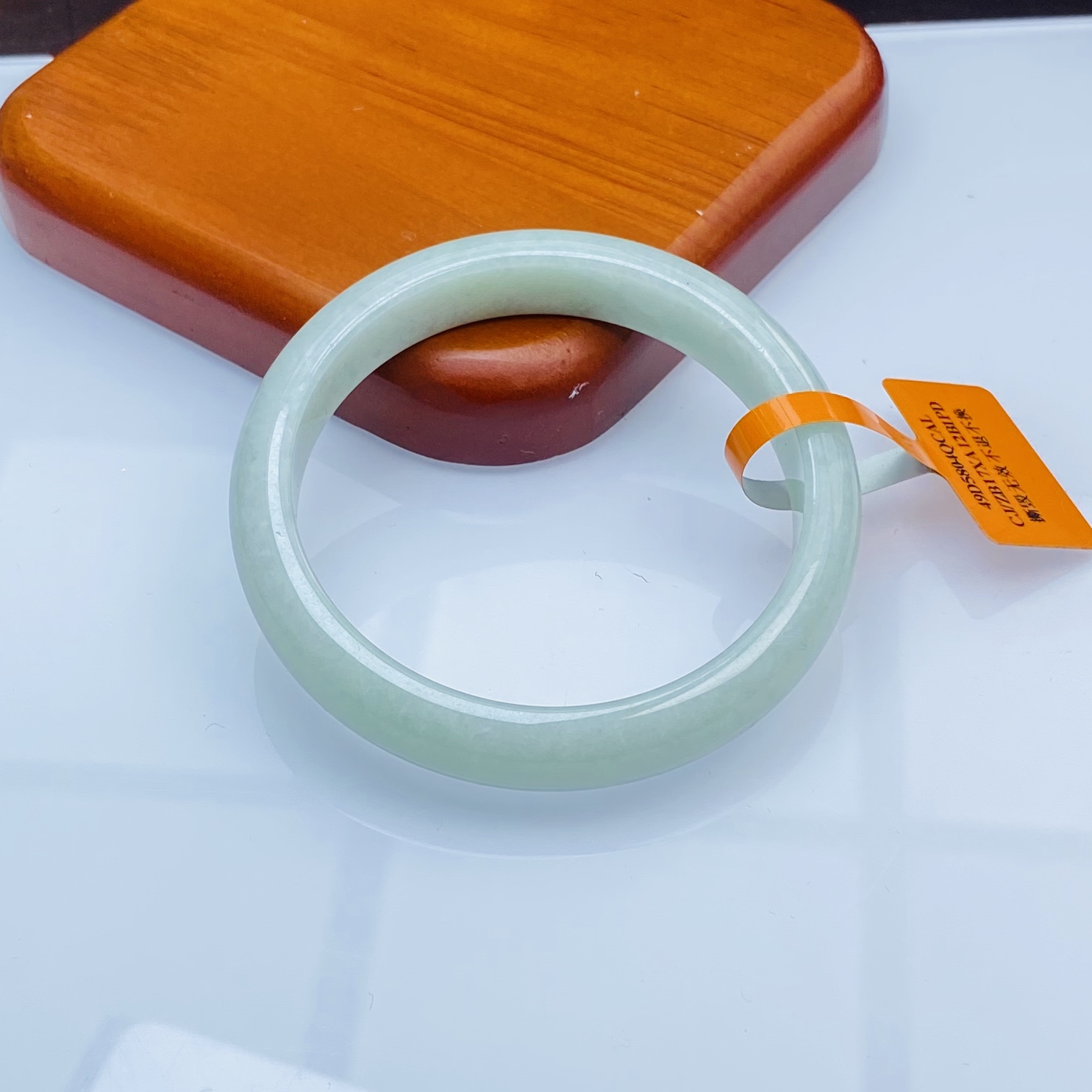  【秋姐翡翠】天然A货翡翠手镯57圈&D3-25