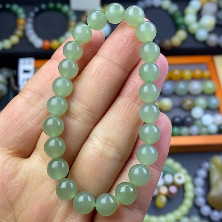 和田玉清水卡8未镶嵌