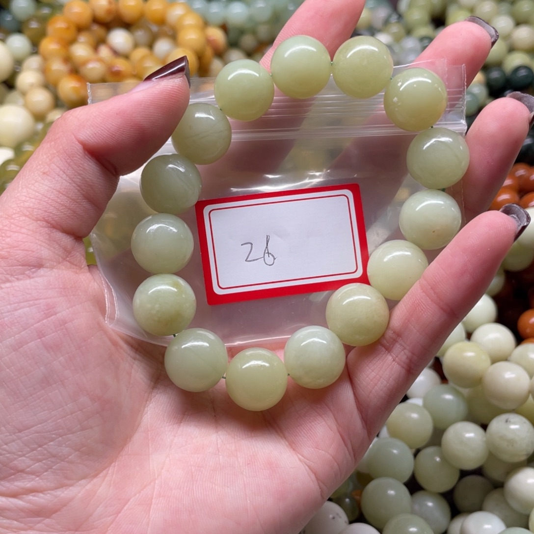 蛇纹石玉未镶嵌手串