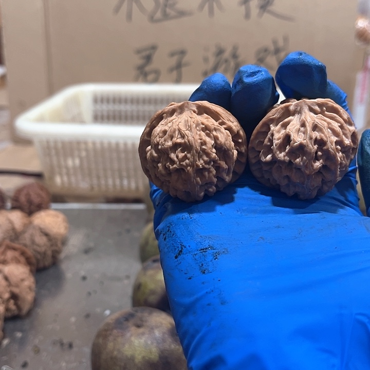 文玩核桃把件苹果园文玩