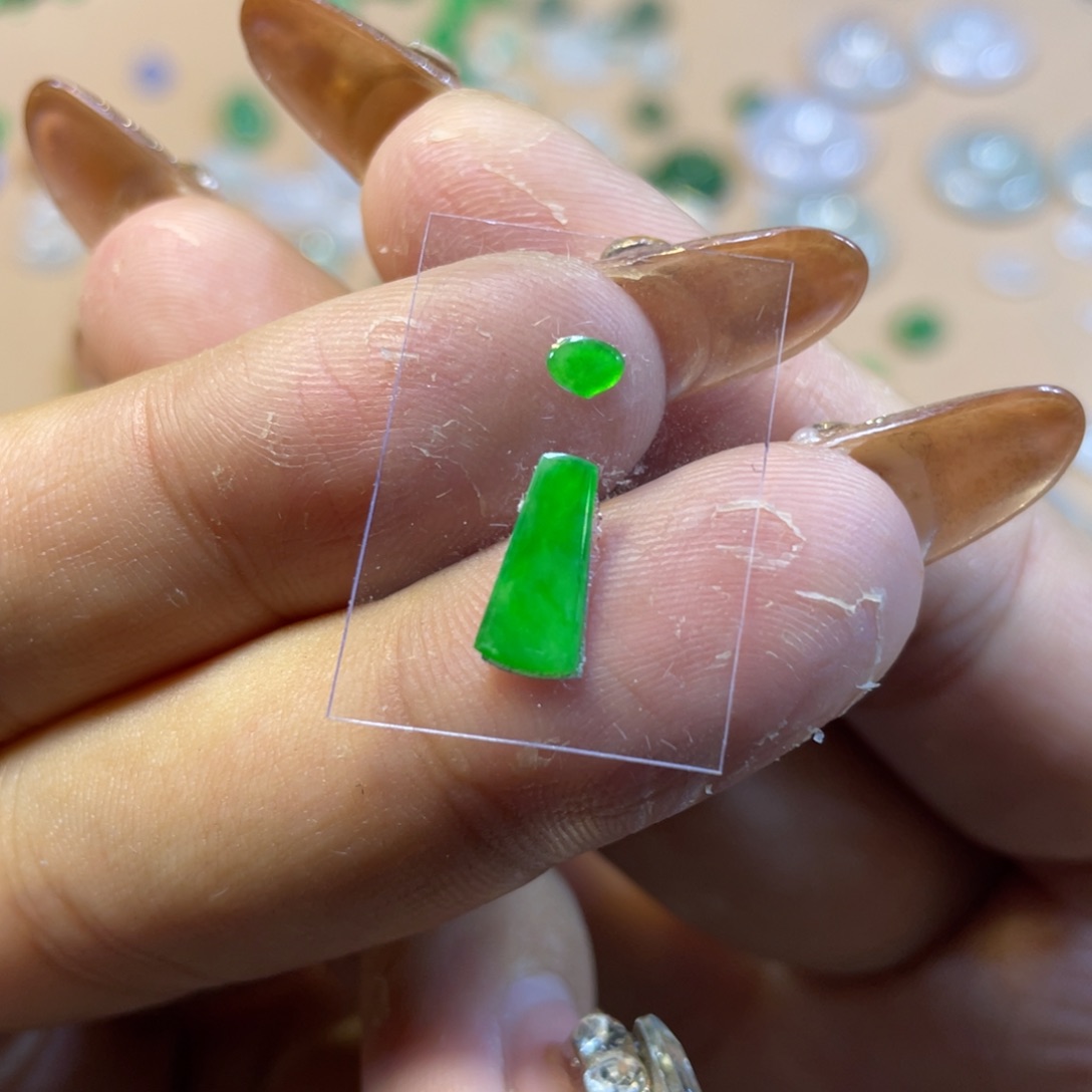 定制翡翠未镶嵌无事牌