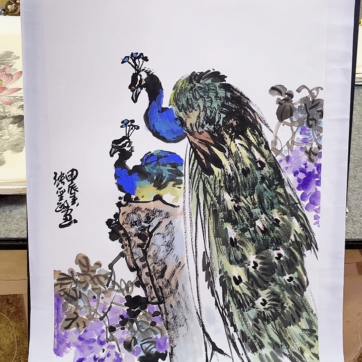 国画张圣敏先生纯手绘作品