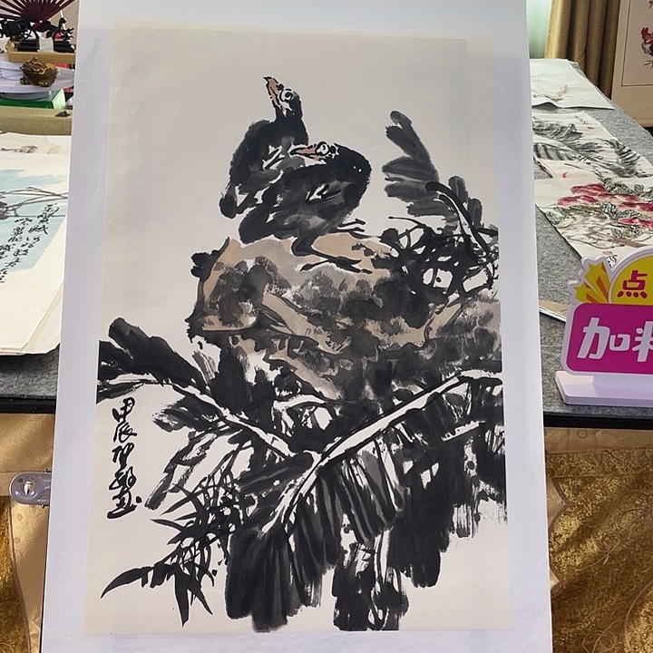 国画张圣敏先生纯手绘作品