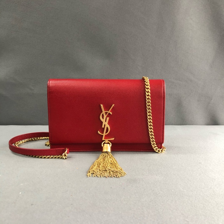 95新 YSL/圣罗兰 拾锦奢品 YSL圣罗兰流苏单肩包 
