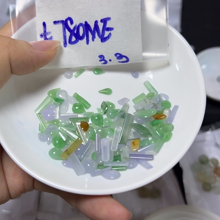【闪购商品】定制翡翠未镶嵌紫****不退换